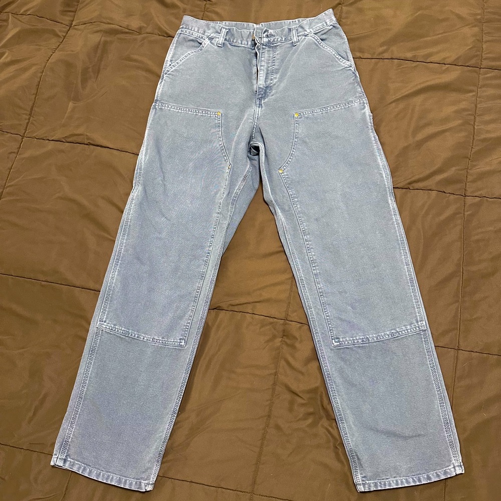 Carhartt WIP Double Knee Pant Storm Blue